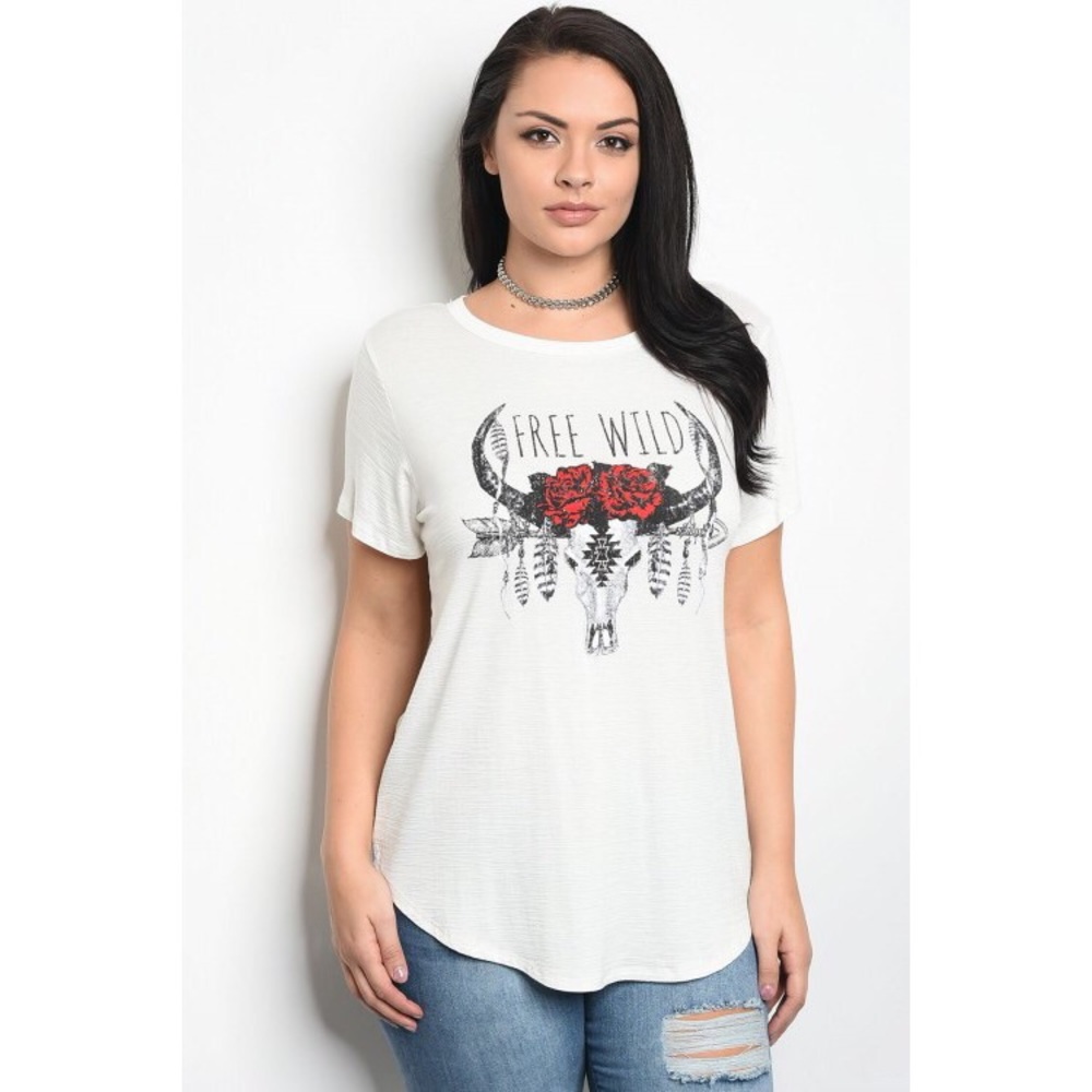 Free wild graphic tee
